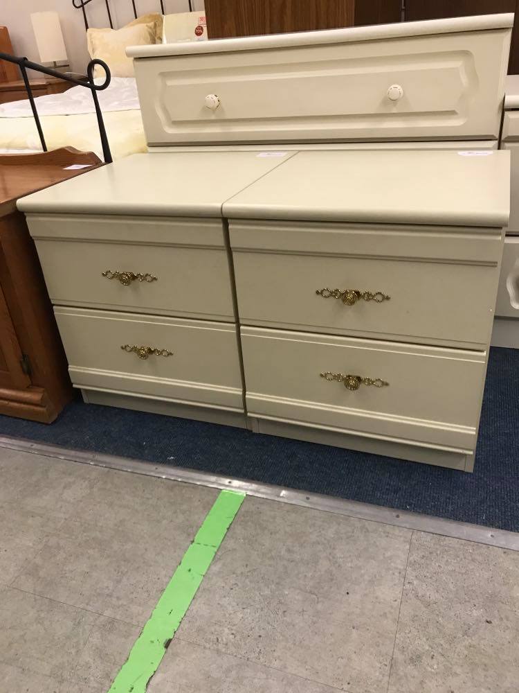 Pair of bedside cabinets